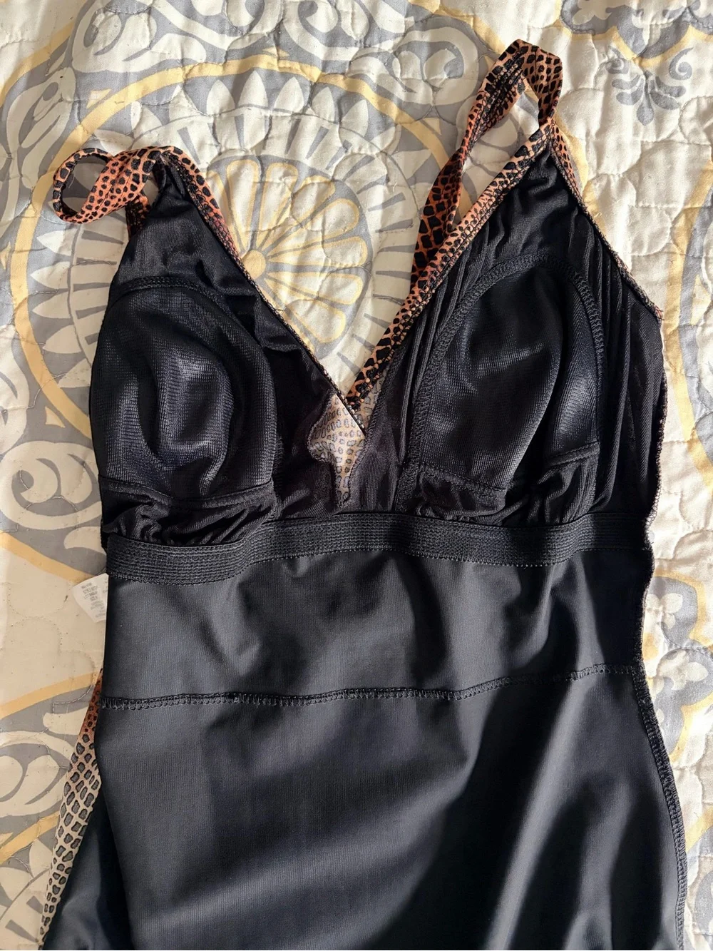 Miraclesuit crocodile print wrap one piece swim suit, 16